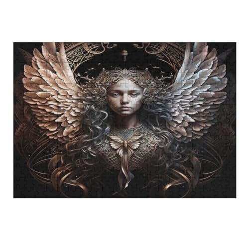 Dark Goddess 1000 Piece Wooden Jigsaw Puzzles for Adults Adult Puzzle Learning Educational Toys Family Games Birthday Gifts for Toddler Children Kids Boys Girls Jigsaws 75 * 50cm424g451 von GDFWB