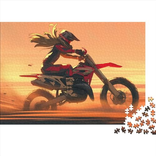 Dirtbike Puzzle 1000 Teile,Puzzle 1000 Teile Erwachsene,Klassische Puzzle 1000 Stück,Geschicklichkeitsspiel Für Die Ganze Familie,Sport Motocross Puzzle 1000pcs （75 * 50cm） von GDFWB