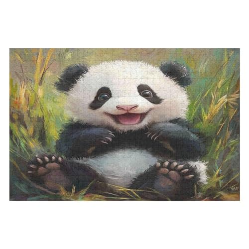 Erwachsenenpuzzle, 1000 Teile, Cute Animals Kunsträtsel, Gemälde, Anspruchsvolle Rätsel 1000 PCS-50 * 75cm von GDFWB