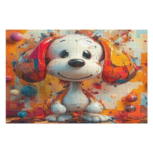 Erwachsenenpuzzle, 1000 Teile, Dalmatian Kunsträtsel, Gemälde, Anspruchsvolle Rätsel 1000 PCS 50 * 70cm von GDFWB