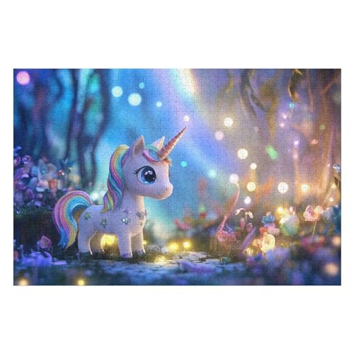 Erwachsenenpuzzle, 500 Teile, Foal Kunsträtsel, Gemälde, Anspruchsvolle Rätsel 500 PCS 52 * 38cm von GDFWB