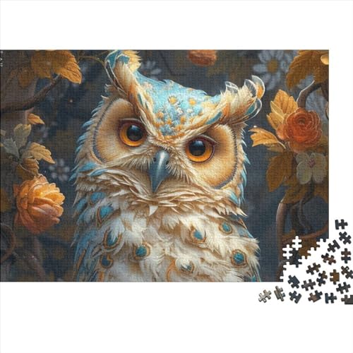 Eulen-Puzzle 1000 Teile für Erwachsene, Puzzle 1000 Teile, schwieriges Puzzle, Premium-Puzzle für Erwachsene, Geschenke für Erwachsene, 1000 Teile, 75 x 50 cm von GDFWB