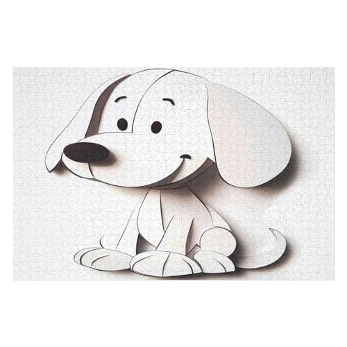 Farbpuzzles Für Erwachsene Ab 1000 Teilen, Dalmatian Puzzles Als Einzigartige Geschenke Für Die Inneneinrichtung 1000 PCS 26 * 38cm von GDFWB