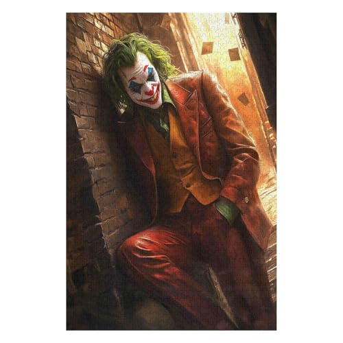 Farbpuzzles Für Erwachsene Ab 2000 Teilen Pieces Villain Smoking Joker Als Einzigartige Geschenke Für Die Inneneinrichtung26Z221c70x100cm von GDFWB