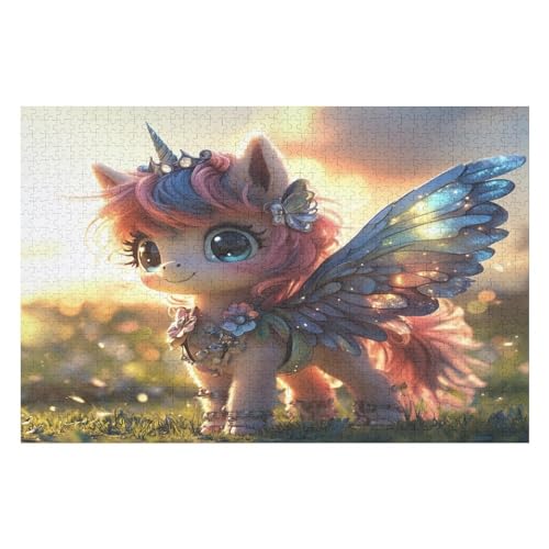 Foal Kunststil-Puzzle, Umweltfreundlich, 1000 Teile, Satinierte Oberfläche, Lustige Puzzle-Herausforderung Für Erwachsene Und Familien 1000 PCS 75 * 50cm von GDFWB