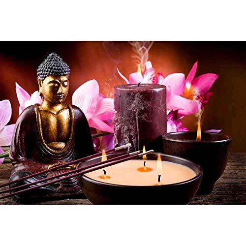 Holzpuzzles für Erwachsene und Kinder 1000 Teile Buddha Puzzle DIY Spielzeug Spiele Geschenke Wanddekoration 75 * 50cm von GDFWB