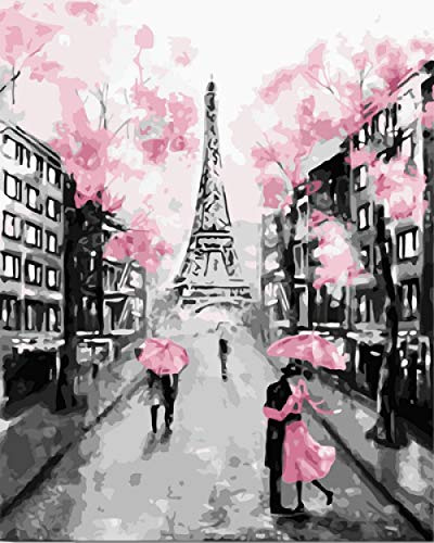 Jigsaw Puzzles for Adults Jigsaw Beautiful Paris 1000 Piece Wooden Puzzle Adult and Children's Family Entertainment Educational Toys 75 * 50cm von GDFWB