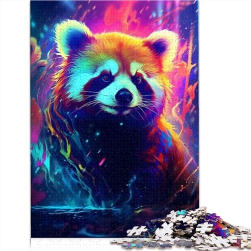 Jigsaws 1000 Pieces for Adults and by Neon Red Panda Adult Puzzles Wood Puzzle for Adults Educational Game for Adult Child 1000pcs 75 * 50cm von GDFWB