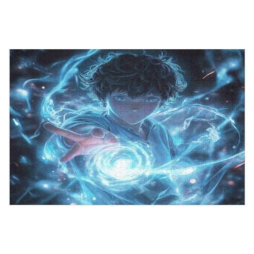 Magic Boy Kunststil-Puzzle, Umweltfreundlich, 1000 Teile, Satinierte Oberfläche, Lustige Puzzle-Herausforderung Für Erwachsene Und Familien 1000 PCS-38 * 52cm von GDFWB