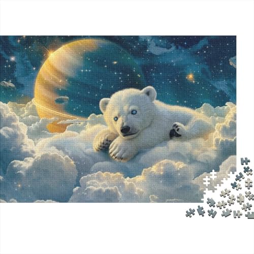 Niedlicher Bär, 1000-teiliges Puzzle für Erwachsene, Puzzle, 1000 Teile, Lernspiele, 1000 Puzzles für Erwachsene und Kinder ab 12 Jahren, 1000 Teile, 75 x 50 cm, 188g215 von GDFWB