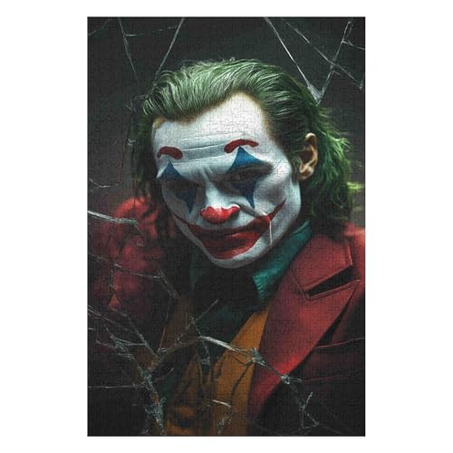 Pieces Villain Smoking Joker 1000-teiliges Puzzle Für Erwachsene Anspruchsvolles Perfekt Für Spieleabende Perfektes27Z231c50x70cm von GDFWB