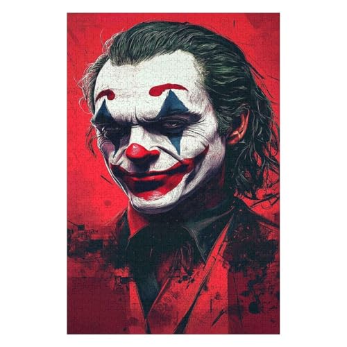 Pieces Villain Smoking Joker Puzzle Lustige Aktivität Für Die Ganze Familie Langlebiger Karton2000 Teile19Z225c70x100cm von GDFWB