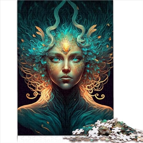 Puzzle 1000 Pieces for Adults, Beauty Girl Puzzles for Adults, Wooden Puzzles, Educational Game 75 * 50cmD8T504K von GDFWB
