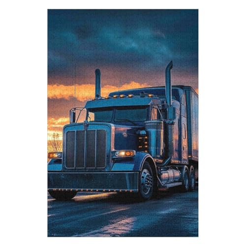 Puzzle 1000 Teile Big Truck Puzzle für Erwachsene Impossible Puzzle Buntes Legespiel Geschicklichkeitsspiel für die ganze Familie-26x38cm Puzzle 1000 Teile Big Truck Puzzle für Erwachsene Impossible Puzzle Buntes Legespiel Geschicklichkeitsspiel für die ganze Familie-26x38cm von GDFWB