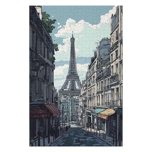 Puzzle 1000 Teile Eiffelturm Puzzles Erwachsene und Kinder Am besten für die Familienspielsammlung-26x38cm Puzzle 1000 Teile Eiffelturm Puzzles Erwachsene und Kinder Am besten für die Familienspielsammlung-26x38cm von GDFWB
