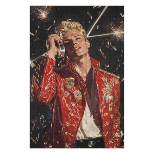 Puzzle 1000 Teile Elvis Puzzle DIY Kit Papier Spielzeug Einzigartiges Geschenk Home Decor-38x52cm Puzzle 1000 Teile Elvis Puzzle DIY Kit Papier Spielzeug Einzigartiges Geschenk Home Decor-38x52cm von GDFWB