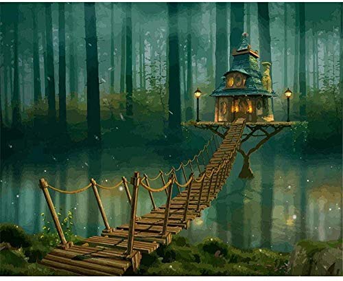 Puzzle 1000 Teile Puzzle für Erwachsene Holzpuzzle See Herzbrücke Geschicklichkeitsspiel für Kinder für Unmögliches Sehr Schwieriges75 * 50cm von GDFWB