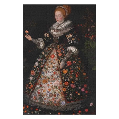 Puzzle 1000 Teile für Erwachsene Queen Elizabeth Puzzles für Erwachsene Lernspiel Herausforderung Spielzeug Kinder-50x70cm Puzzle 1000 Teile für Erwachsene Queen Elizabeth Puzzles für Erwachsene Lernspiel Herausforderung Spielzeug Kinder-50x70cm von GDFWB