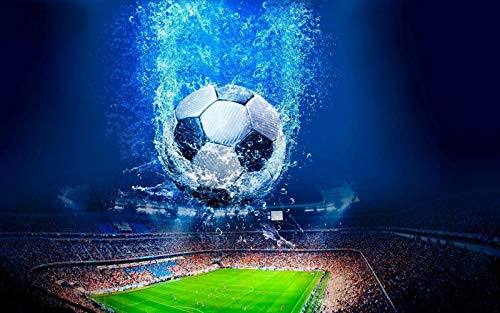 Puzzle 300 Teile Landschaft Erwachsenenpuzzle Holzpuzzle 3D Klassisches Puzzle Unterwasserfußball DIY Moderne Kunst Hauptdekor 38 * 26cm von GDFWB