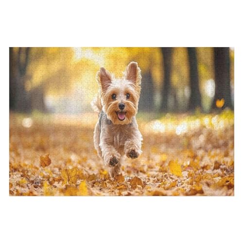 Puzzle Adult Yorkshire Terrier Puzzles for Adults Classic Puzzles Christmas Adult Christmas Puzzle 2000 PCS 70 * 100cm von GDFWB