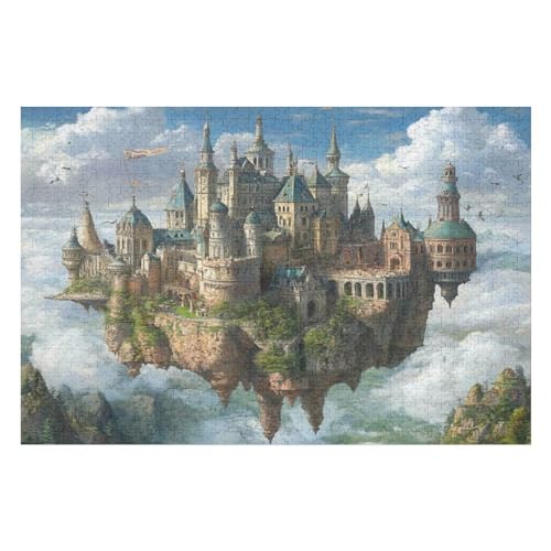 Puzzle Castle 2000 Teile, Puzzle Für Erwachsene, Kinder, Jungen, Mädchen, Jugendliche 2000 PCS 70 * 1000cm von GDFWB