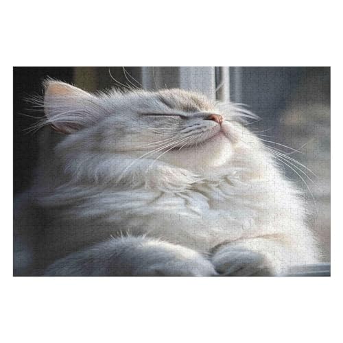 Puzzle Cat Persian Cat Puzzle for Adults and Children from - 300 PCS 38 * 26cm von GDFWB