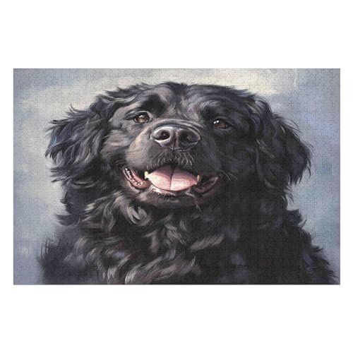 Puzzle Dog Tibetan Mastiff 1000 Teile, Puzzle Für Erwachsene, Kinder, Jungen, Mädchen, Jugendliche 1000 PCS 75 * 50cm von GDFWB