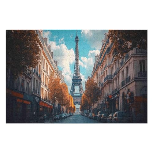 Puzzle Eiffel Tower 1000 Teile, Puzzle Für Erwachsene, Kinder, Jungen, Mädchen, Jugendliche 1000 PCS 75 * 50cm von GDFWB