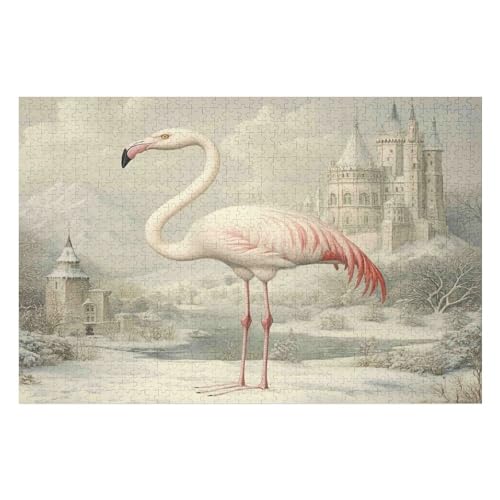 Puzzle Für Erwachsene, 2000 Teile FlamingoHerausforderung Tolle Geschenke Für Familien Passen Perfekt Zusammen 2000 PCS 70 * 100cm von GDFWB