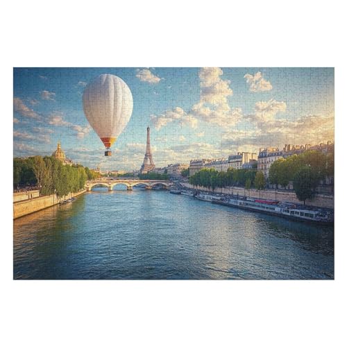 Puzzle Für Erwachsene, 300 Teile Seine RiverHerausforderung Tolle Geschenke Für Familien Passen Perfekt Zusammen 300 PCS 38 * 26cm von GDFWB