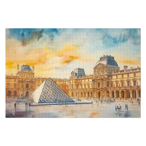 Puzzle Louvre 2000 Teile, Puzzle Für Erwachsene, Kinder, Jungen, Mädchen, Jugendliche 2000 PCS von GDFWB