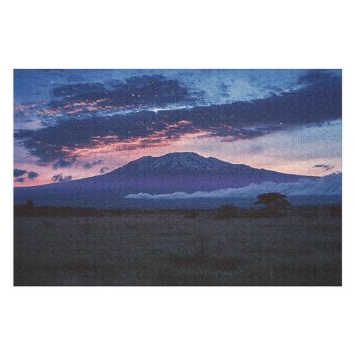 Puzzle Mount Kilimanjaro Puzzle for Adults and Children from - 1000 PCS von GDFWB