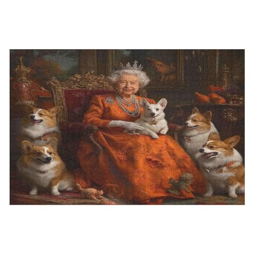 Puzzle Queen Elizabeth 2 2000 Teile, Puzzle Für Erwachsene, Kinder, Jungen, Mädchen, Jugendliche 2000 PCS von GDFWB