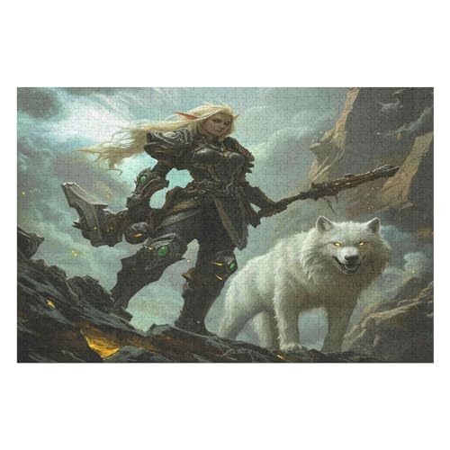 Puzzle World of Warcraft 1000 Teile, Puzzle Für Erwachsene, Kinder, Jungen, Mädchen, Jugendliche 1000 PCS von GDFWB