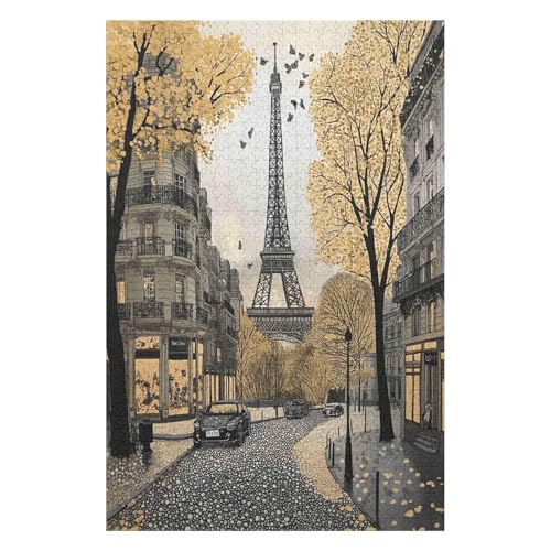 Puzzle für Erwachsene, 1000 Teile, Eiffelturm-Film, Puzzle für Kinder, Lernspielzeug, Denkspiel, Geschenk für Teenager, DIY-Heimunterhaltungsspielzeug-38x52cm Puzzle für Erwachsene, 1000 Teile, Eiffelturm-Film, Puzzle für Kinder, Lernspielzeug, Denkspiel, Geschenk für Teenager, DIY-Heimunterhaltungsspielzeug-38x52cm von GDFWB