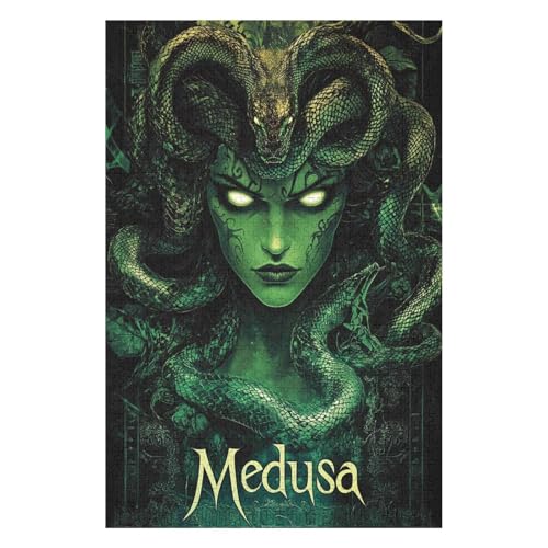 Puzzle für Erwachsene, 1000 Teile, Königin Medusa, Lernspiel, Herausforderung, Spielzeug, Puzzles für Erwachsene und Kinder-38x52cm Puzzle für Erwachsene, 1000 Teile, Königin Medusa, Lernspiel, Herausforderung, Spielzeug, Puzzles für Erwachsene und Kinder-38x52cm von GDFWB