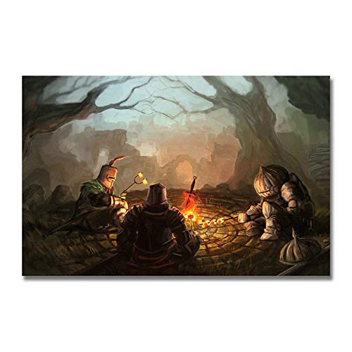 Puzzle für Erwachsene, 1000 Teile, klassisches Puzzle, Dark Souls-Spiel, Holzpuzzle, Kindergeschenk, Heimdekoration, modernes Festival, DIY-Geschenk, intellektuelles Spiel, 75 x 50 cm von GDFWB