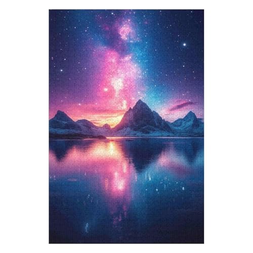 Puzzle für Erwachsene, Nordlichter in Norwegen, 1000 Teile, modernes Design, Karton, hochauflösendes Poster, ab 12 Jahren-50x70cm Puzzle für Erwachsene, Nordlichter in Norwegen, 1000 Teile, modernes Design, Karton, hochauflösendes Poster, ab 12 Jahren-50x70cm von GDFWB