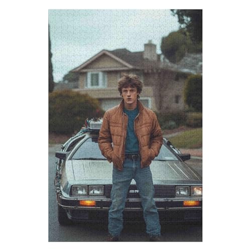 Puzzle für Erwachsene „Zurück in die Zukunft“, 1000 Teile, für Kinder ab 12 Jahren, Kartonpuzzle, tolles Geschenk für-26x38cm Puzzle für Erwachsene „Zurück in die Zukunft“, 1000 Teile, für Kinder ab 12 Jahren, Kartonpuzzle, tolles Geschenk für-26x38cm von GDFWB