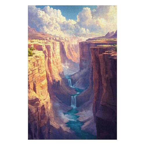 Puzzle für Erwachsene Grand Canyon 1500 Teile für Erwachsene und Kinder ab Jahren Kartonpuzzle Lernspiele Heimdekoration-57x87cm Puzzle für Erwachsene Grand Canyon 1500 Teile für Erwachsene und Kinder ab Jahren Kartonpuzzle Lernspiele Heimdekoration-57x87cm von GDFWB