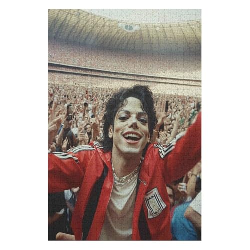 Puzzle für Erwachsene MJ Rocksänger 1000 Teile für und Kinder ab 12 Jahren Kartonpuzzle Tolles Geschenk für-38x52cm Puzzle für Erwachsene MJ Rocksänger 1000 Teile für und Kinder ab 12 Jahren Kartonpuzzle Tolles Geschenk für-38x52cm von GDFWB