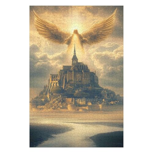 Puzzle für Erwachsene Mont Saint Michel 1000 Teile für und Kinder ab 12 Jahren Kartonpuzzle Tolles Geschenk für-50x70cm Puzzle für Erwachsene Mont Saint Michel 1000 Teile für und Kinder ab 12 Jahren Kartonpuzzle Tolles Geschenk für-50x70cm von GDFWB