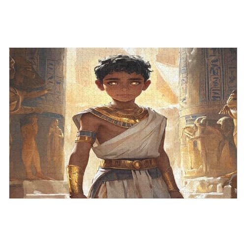 PuzzleEgyptian Pharaoh Holzpuzzle, Lernagame, Schwierige Herausforderung, Puzzle Für Kinder Und Erwachsene, 1000 PCS—38 * 26cm von GDFWB