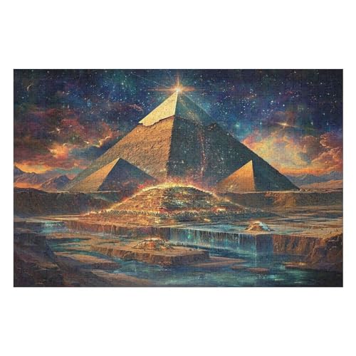 PuzzlePyramid Holzpuzzle, Lernagame, Schwierige Herausforderung, Puzzle Für Kinder Und Erwachsene, 1000 PCS von GDFWB