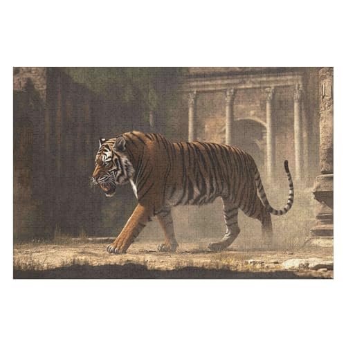 PuzzleTiger Woman Holzpuzzle, Lernagame, Schwierige Herausforderung, Puzzle Für Kinder Und Erwachsene, 1000 PCS 75 * 50cm von GDFWB