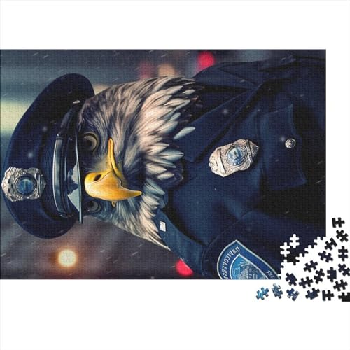 Puzzles 500 Pieces for Adults, Eagle Police, Puzzle, Family, Mental Art, Puzzle, Game, Toy, Gift for Children 52 * 38cmD8T428K von GDFWB