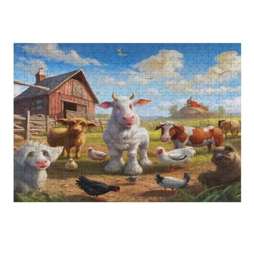 Puzzles afrikanische Tiere, 1000 Teile, Puzzles für Erwachsene, geeignet für Erwachsene und Kinder, ab 12 Jahren, Holzpuzzles, lustige Puzzle-Spiele, 75 x 50 cm, 331g358 von GDFWB