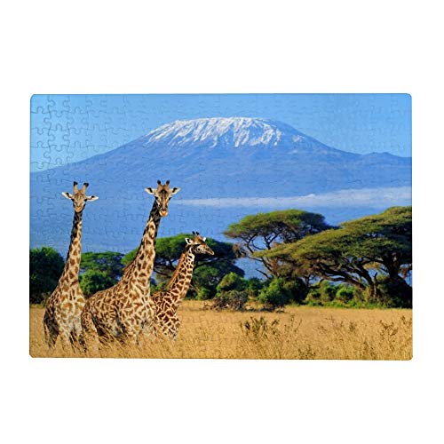 Puzzles aus Fotos, 1000 Teile für Erwachsene und Teenager, personalisiertes Puzzle, Bäume, Berge, 75 * 50cmD8T191K von GDFWB