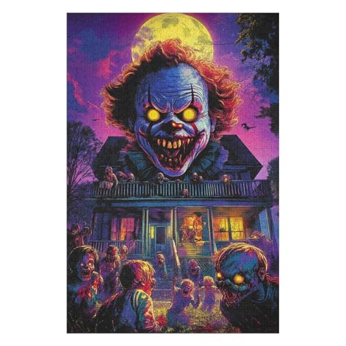 Puzzles for Adults 1000 Pieces Puzzle Horror Movies Icons Painting Hands On Game Family Decoration4Z389c50x70cm von GDFWB