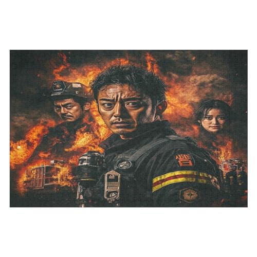 Puzzles for Adults Movie Posters Stress Relief Family Puzzle Game with Full Size Poster Puzzle Children Educational Game Toy Gift 1000 PCS 50 * 70cm von GDFWB